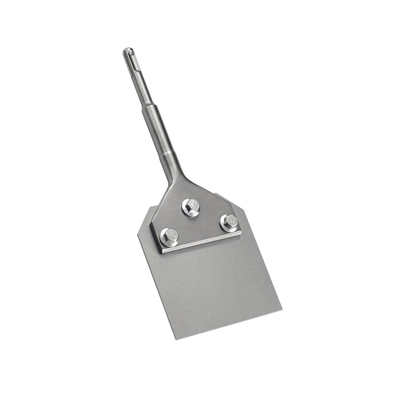 SPKLINE 4 Inch Wide SDS-Plus Floor Scraper Tile & Thinset Scaling Chisel SDS-Plus Shank 4" x 10" Thinset Scraper Adhesives Remover Wall Scraper Fits SDS-Plus Rotary Hammers and Chipping Hammer Drills - Image 1